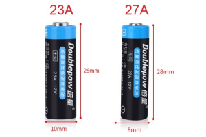 Baterie 27A vs 23A Baterie: dimensiuni diferite, aceeași energie