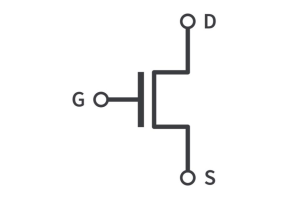 Simboluri ale circuitului FET (Field Effect Transistor)