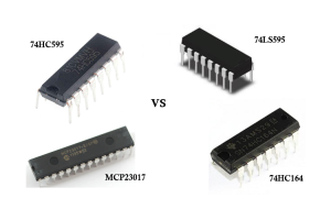 Înțelegerea diferențelor dintre 74HC595, 74LS595, 74HC164 și MCP23017