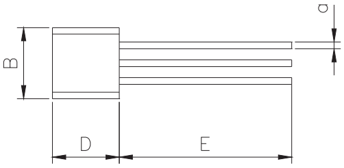 TO-92 bulk package outline 2