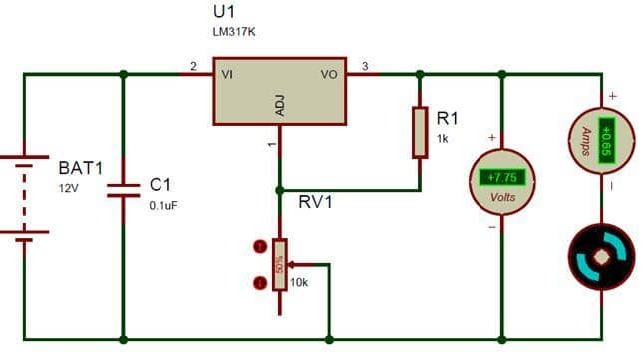 Implementing LM317