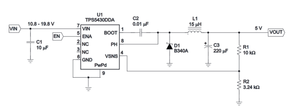 Applications of TPS5430DDAR