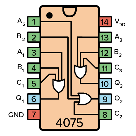 4075 Pinout
